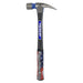 Vaughan FS999L 16" Fiberglass Straight Handle 20 oz. Steel Head Round Smooth Face Straight Claw "999" Hammer