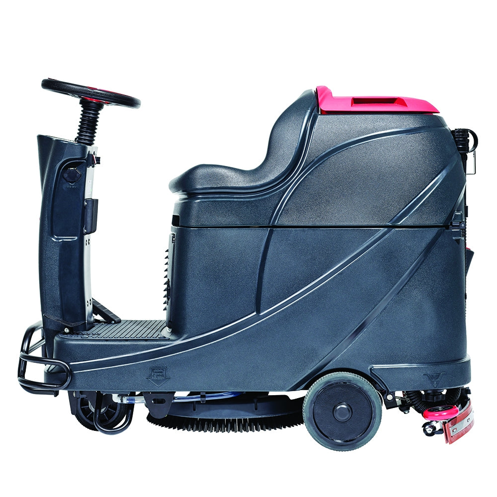 Viper 56385073 AS530R 20" Ride On Scrubber with Pad Driver and Brush (140 Ah Wet Batteries)