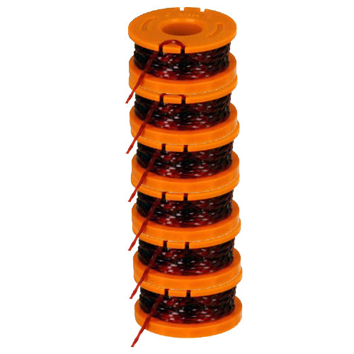 Worx WA0010 10', .065" Replacement Line Spool for WG150, WG151, WG165 & WG166 String Trimmers (6 Pack)