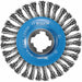 Bosch WBX408 4-1/2" Wheel Diameter X-LOCK Arbor Carbon Steel Stringer Bead Knotted Wire Wheel