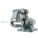 Wilton 10021 Machinists' Bench Vise with Swivel Base, 4" Jaw Width, 6-1/2" Jaw Opening, 3-1/2" Throat Depth
