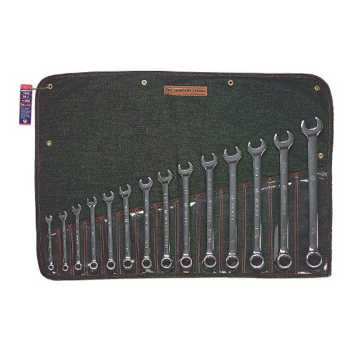 Wright Tools 914 14-Piece Full Polish Combination Wrench Set (SAE)