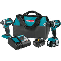 18V LXT Lithium-Ion Brushless Cordless 2-Tool Combo Kit with 1/2
